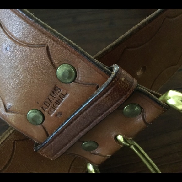 Vintage 70’s leather belt - Picture 2 of 4